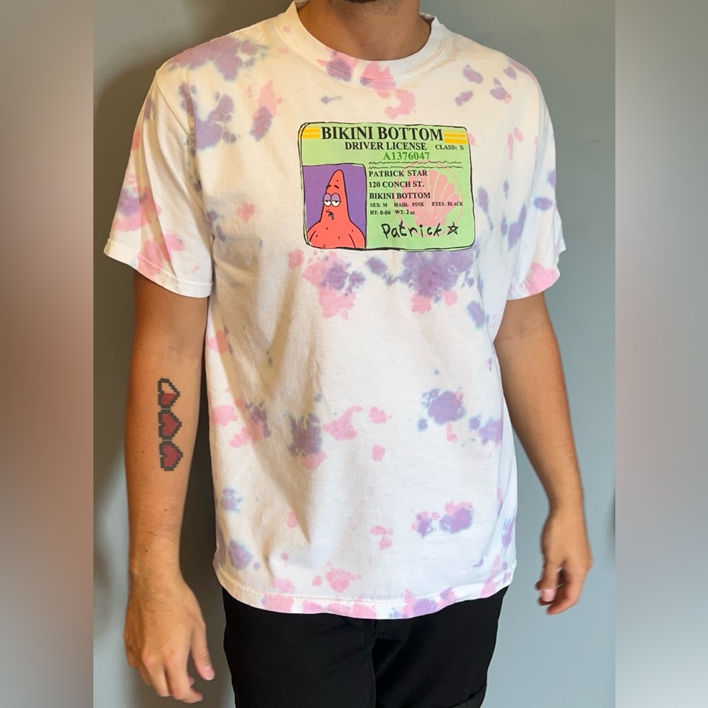 Nickelodeon Tie-Dye T-Shirt with Graphic